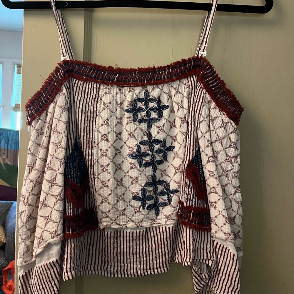 Free People Patterned Tank.